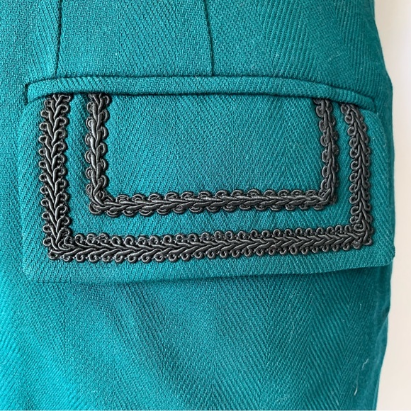 v i n t a g e :: Sophisticated Embroidered Longline Blazer Dress - Picture 9 of 13